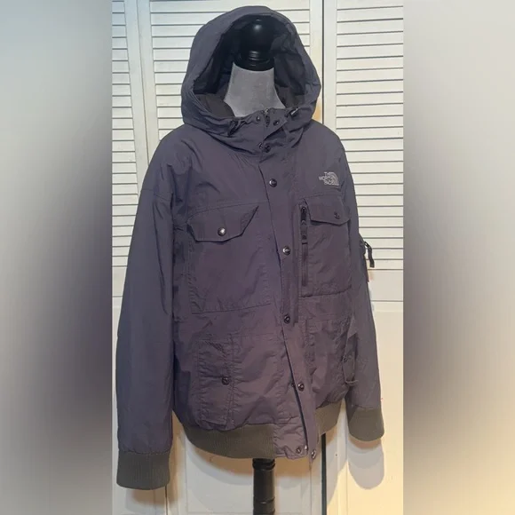 The North Face HyVent Bomber Goose Puffer Down Jacket Men’s Size X-Large Vintage - Picture 8 of 13